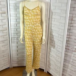 Loft Beach Branch Smocked Waist jumpsuit size XS